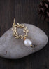Boho Earrings, RH Dangle Earrings, White Peal Olive